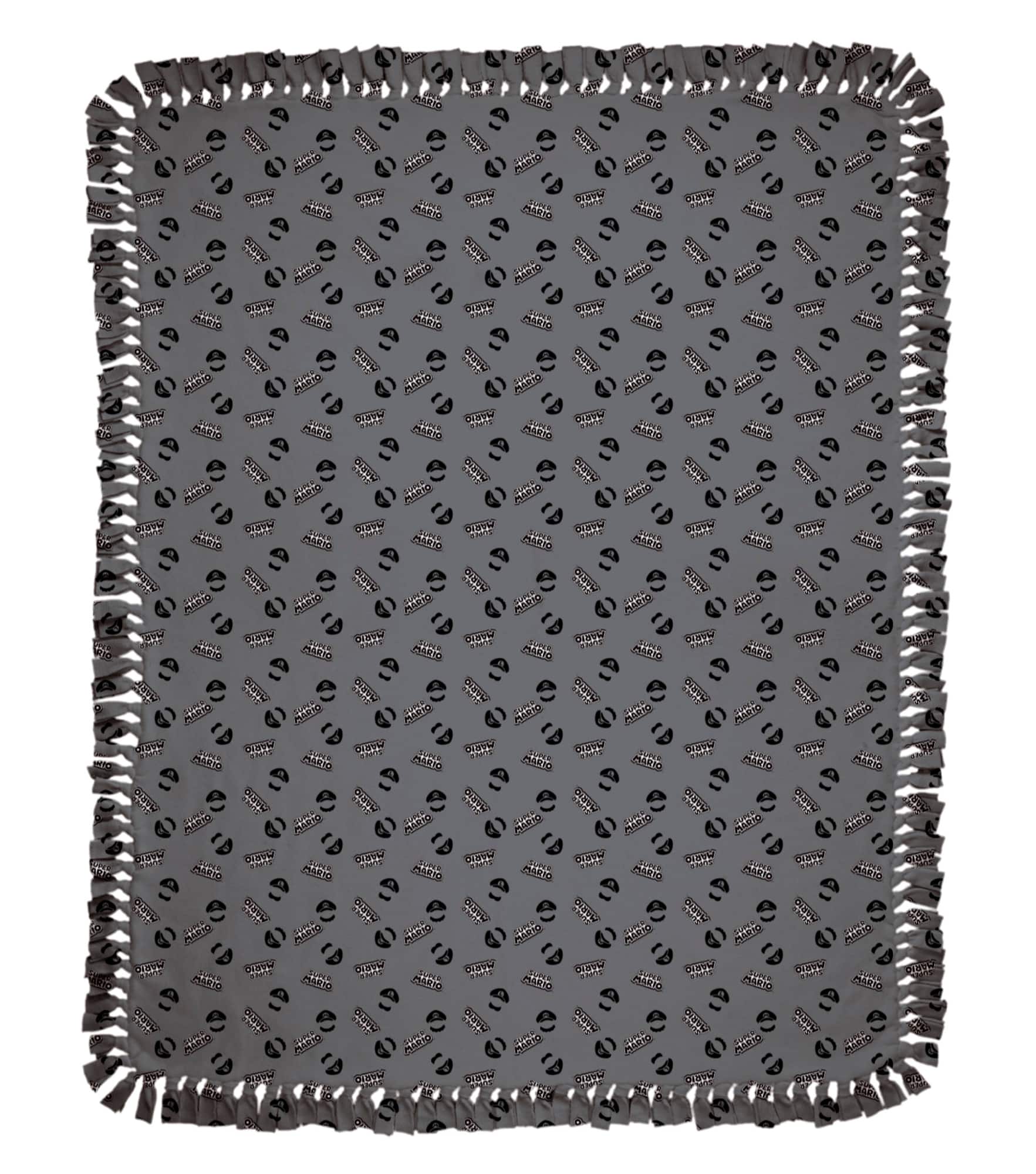 Super Mario™ 48" Mario & Luigi No Sew Fleece Throw Kit